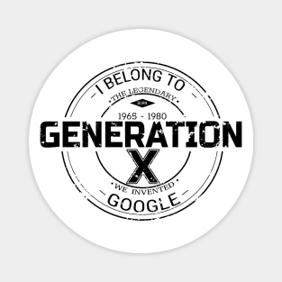 Generation X Magnet